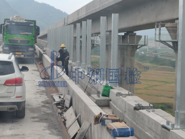 聲屏障立柱現場檢測