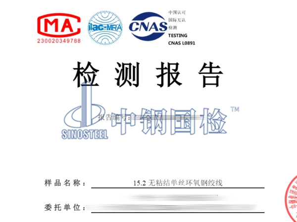 預(yù)應(yīng)力錨索張拉檢測(cè)報(bào)告